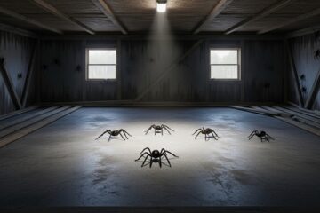 Spiders Merriam Basement